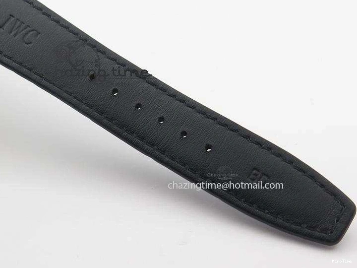 MIROTIME 0412 Practical Portuguese Real PR IW500109 ZF 1:1 Best Edition Black Dial On Black Leather Strap A52010 V 7308